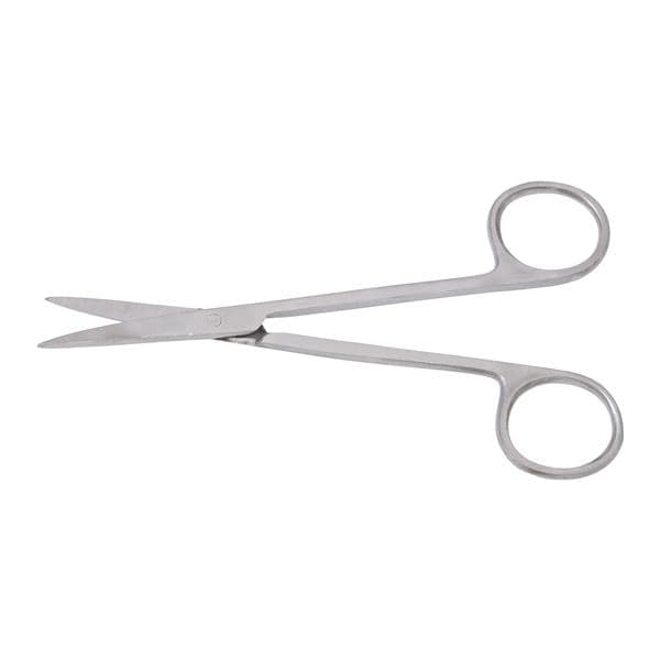 Iris Scissors Straight 4-1/2" Stainless Steel Non-Sterile Ea