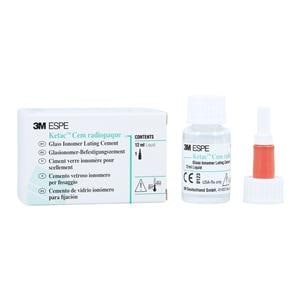 3M Ketac Cem Luting Glass Ionomer Hand Mix Cement White Refill 12ml/Bt