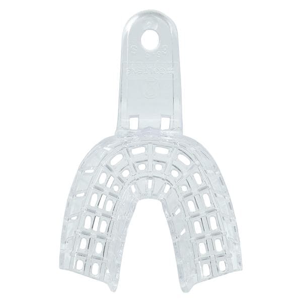 President Disposable Double Arch Impression Tray Perforated 6 Small Lower 12/Bg