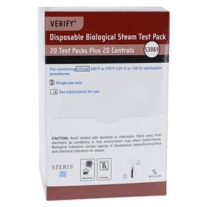 Verify Biological Indicator Test Pack 20/Bx