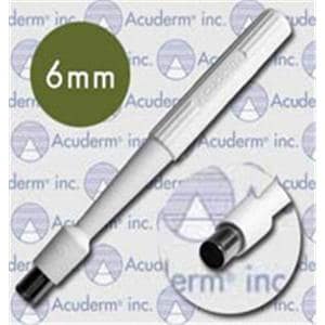 Acu-Punch Dermal Biopsy Punch 6mm Stainless Steel Blade Sterile Disposable 25/BX