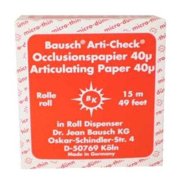 Arti-Check Articulating Paper Roll Roll Red 15m/Bx