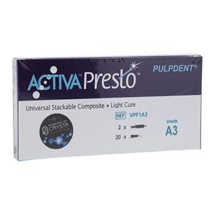 ACTIVA Presto BioACTIVE Universal Composite A3 1.2 mL Light Cure Kit