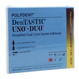 DenTASTIC UNO-DUO Adhesive 6 mL Complete Kit Ea