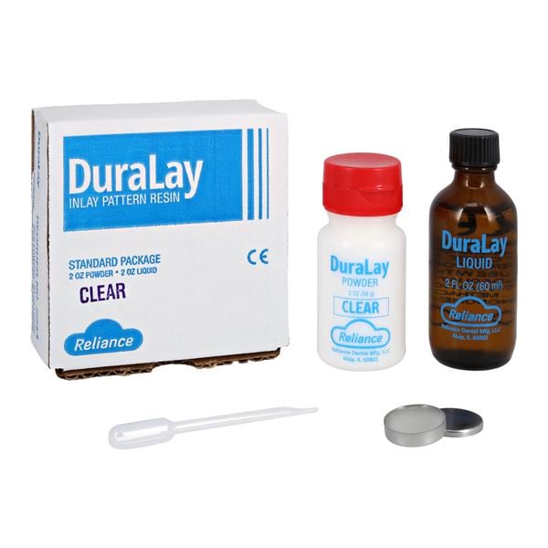 Duralay Denture Resin Inlay Resin Clear 2oz/Pk