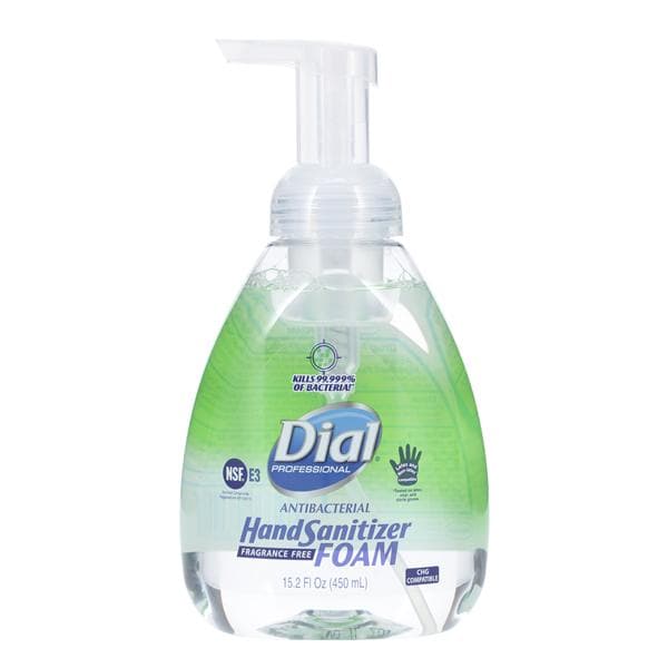 Dial Foam Sanitizer 15.2 oz Fragrance Free Ea