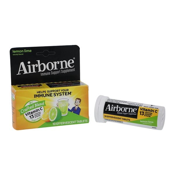 Airborne Tablets Lemon-Lime 10/Pk