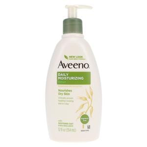 Aveeno Daily Moisturizing Lotion Dimethicone Fragrance Free Body 12oz/Bt