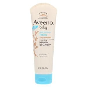 Aveeno Dly Mstrzng Lotion Dmthcn PrbnFr Bby FrgrncFr Unsx Hyplrgnc 8oz 8oz/Tb, 12 TB/CA