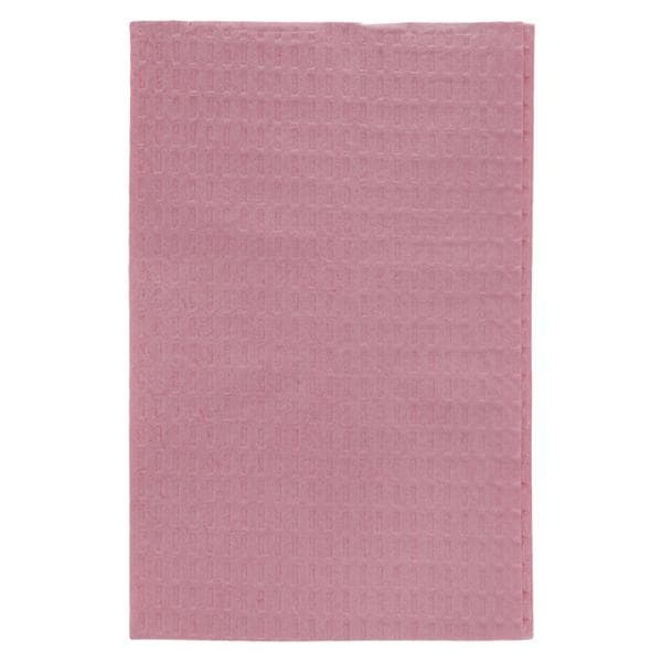 Plasbak Patient Towel 2 Ply Tissue / Poly 13.5 in x 18 in Mauv Disposable 500/Ca