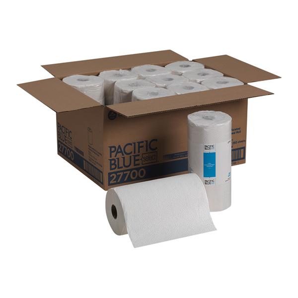 Pacific Blue Select Perforated Towel Roll Disp Ppr 2 Ply 11x8.8 Wht 12/Ca