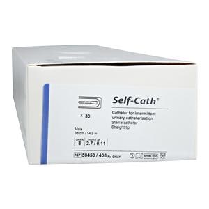 Catheter Intermittent Mentor 8Fr Long Straight Tip Silicone Self-Cath 16" 30/Bx