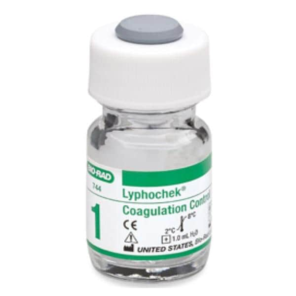 Lyphochek Coagulation Level 1 Control 12x1mL Lyophilized For Analyzer Ea