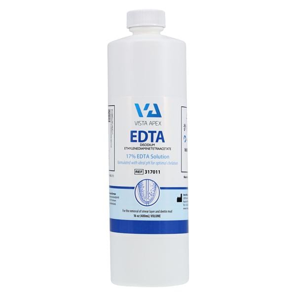 EDTA Irrigator 17% Aqueous EDTA Chelating Agent 480 mL Ea