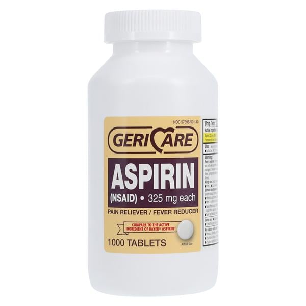 Aspirin Tablets 325mg 1000/Bt