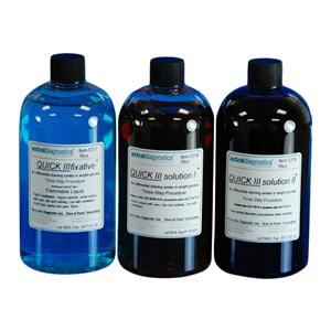 Quick III Fixative Solution Set Clear Plastic 1gal Bottle Gallon