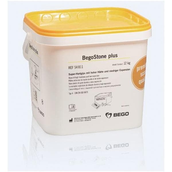 BegoStone Plus Plaster Super Hard Plaster Ivory 35 12kg/Ea