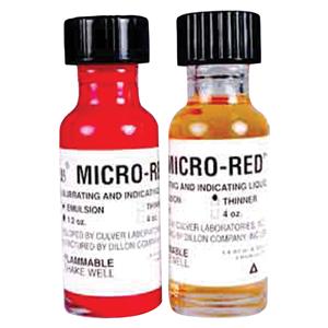 Micro Red Thinner High Spot Indicator Liquid Red 0.5 oz Ea