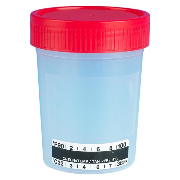 Specimen Container 4oz Polypropylene Non-Sterile Bulk 500/Ca