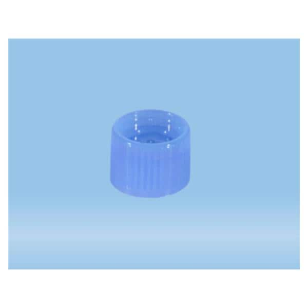 Screw Tube Cap HDPE Blue 100/Pk, 10 PK/BX