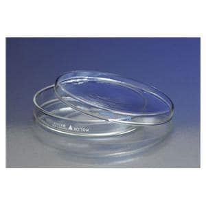 Pyrex Petri Dish Glass Bottom Only Round 100x15mm 12/Ca