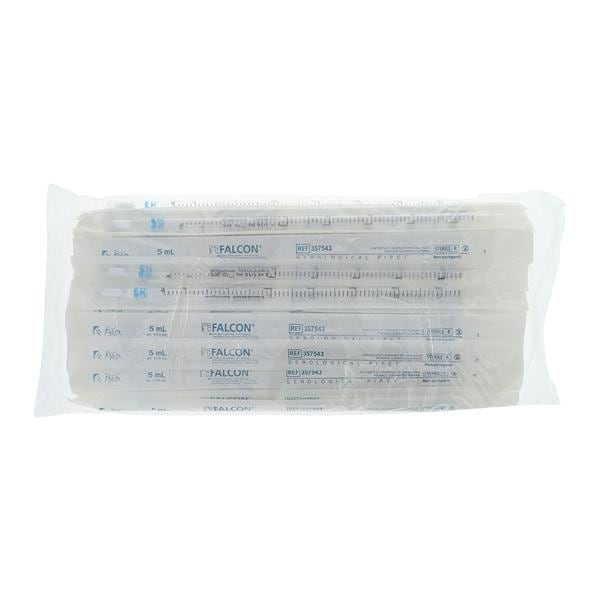 Falcon Serological Pipette Polystyrene 5 mL Blue Sterile 200/Ca