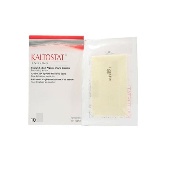 Kaltostat Calcium Alginate Wound Dressing 3x4-3/4" Sterile Rectangle Abs LF