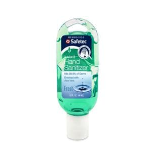 SafeTec Gel Sanitizer 1.5 oz Fresh Scent 50/Ca