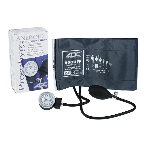 Prosphyg 760 Series Aneroid Sphygmomanometer Size 12 Nvy Bl LF Arm Dl Dsply Ea