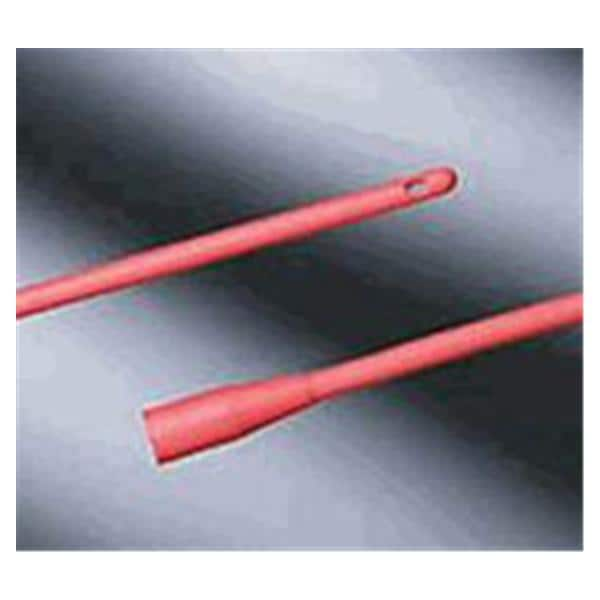 Catheter Intermittent 10Fr Round Hollow Tip Rubber 12/Bx