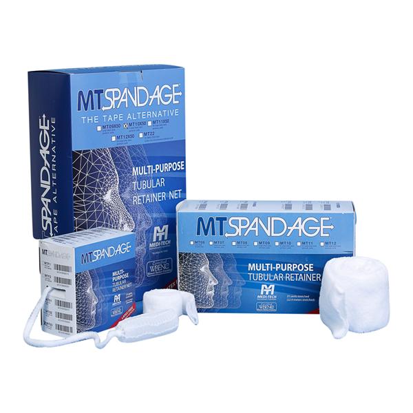 MT Spandage Tubular Bandage Elastic Net 25yd White Sterile 1/Bx