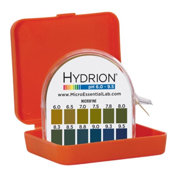 Hydrion MicroFine pH Test Strip 6.0-9.5 Range 10/Ca