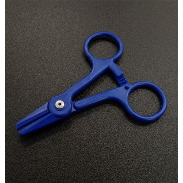 Tube Occluding Forcep Blue 11.3cm Non-Sterile 100/Bg, 16 BG/CA