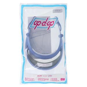 Visor Shield Full Face Op-D-Op II Periwinkle Reusable Frame Ea