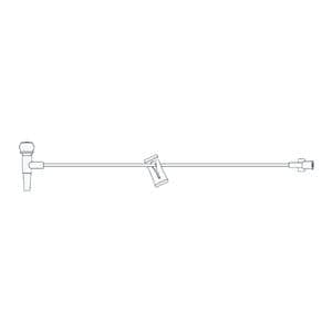 MPS IV Extension Set 38" T-Injection Site F LL Adptr Prim Infs 50/Ca