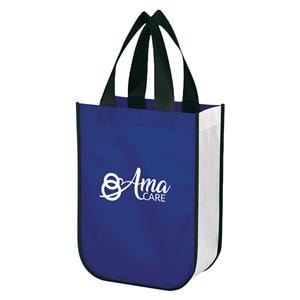 Tote Bag Non-Woven Shiny 9.25 in x 4.5 in x 11.75 in Non-Woven 150/Ca