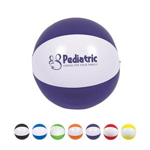 1 Color Imprint Two-Tone Beach Ball 100/Ca