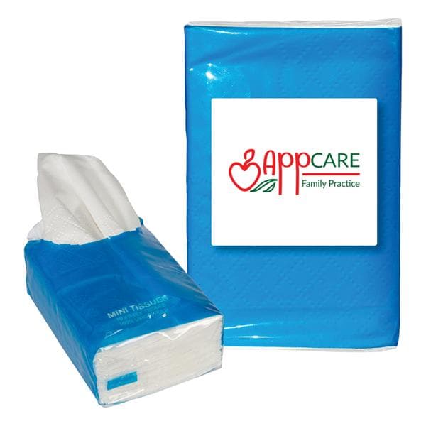 Full Color Imprint Mini Tissue Packet 250/Ca