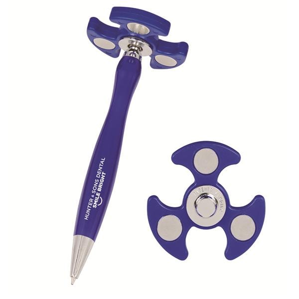 Pen 1 Color Imprint Spinner Assorted Colors Ea