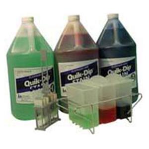 Quik-Dip Stain Set Green 1gal 3/Ca