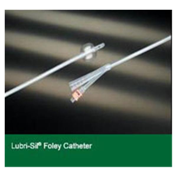 Lubri-Sil I.C. 2-Way Foley Catheter Round Tip Silicone 16Fr 5cc