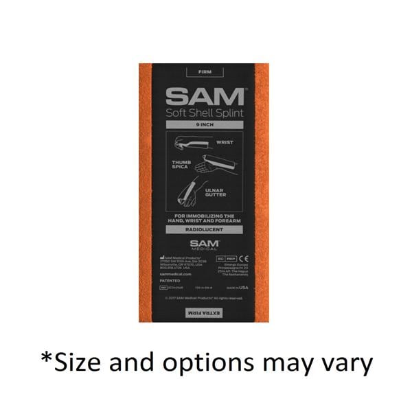 SAM Soft Shell Splint Limb Aluminum/Foam 4.25x15