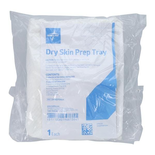 Dry Skin Prep Tray Sterile