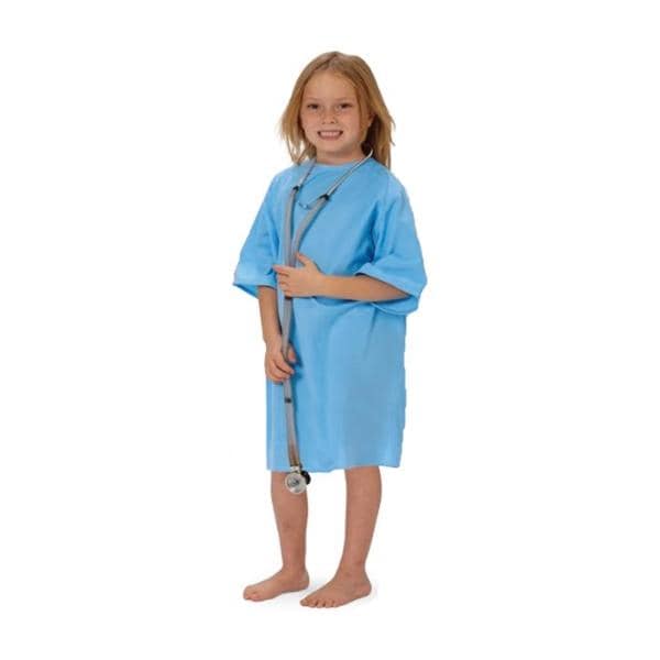 Patient Gown Child Medium Blue Ea