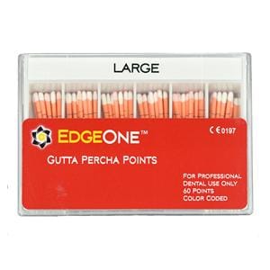 Edgeone Gutta Percha Points Large White 60/Pkg