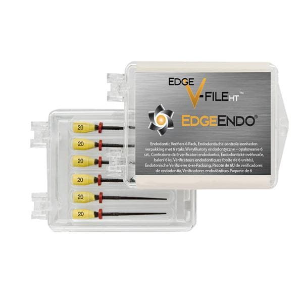 Edge V-Fill Verifiers Size #20 Yellow 6/Pk