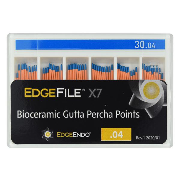EdgeFile X7 Gutta Percha Points Size #30 Blue 60/Pk