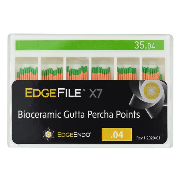 EdgeFile X7 Gutta Percha Points Size #35 Green 60/Pk