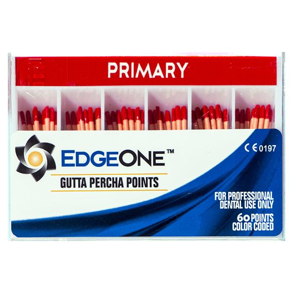 Edgeone Gutta Percha Points Primary Red 60/Pk