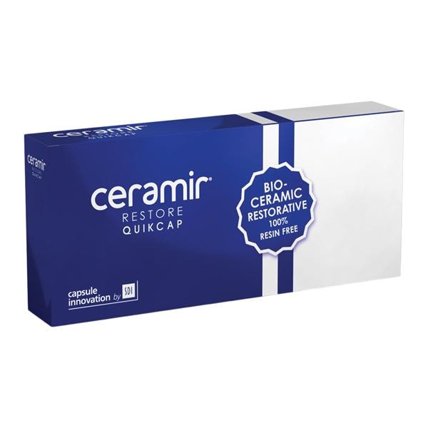 Ceramir Restore Glass Ionomer Bioceramic A2 Opaque QuikCap Refill 5/Bx